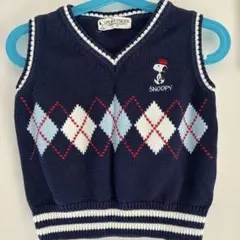 PEANUTSKIDS スヌーピーニットベスト95cm