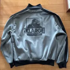 トラックジャケットXLARGE ジャージ グレー ブラック Mサイズのサムネイル
