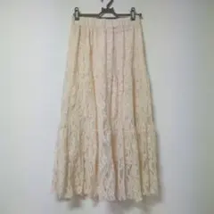 レーススカート ロングスカート