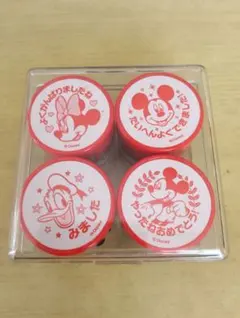 Disney ミッキーマウス スタンプ 4個セット