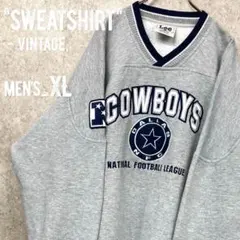 レア《Lee》NFLカウボーイズ刺繍スウェットトレーナー/メンズXL