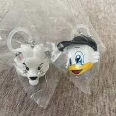 プロ野球マスコット めじるしアクセサリー レオ　マーくん　2点セット