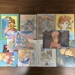 当時物A 風の谷のナウシカ　下敷き　9点　ジブリ　宮崎駿　筆記用具 新品 当時物A 風の谷のナウシカ 下敷き 9点 ジブリ 宮崎駿 筆記用具