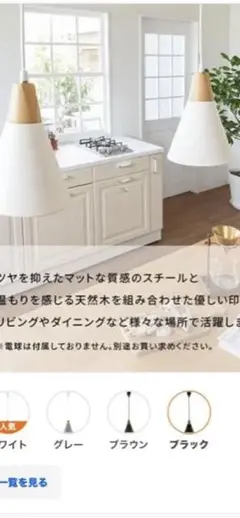 UCOLO ペンダントライト /ブラック