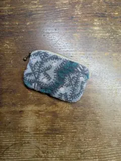 ミナペルホネン　ハギレ　ハンドメイドポーチ（ビーンズ）