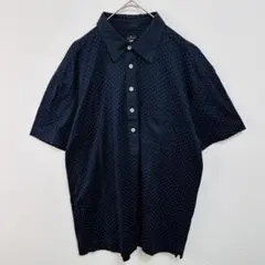 PS Paul Smith ポールスミス ドット柄 切替半袖ポロシャツ TLのサムネイル