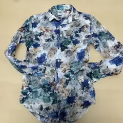 ZARA 花柄 長袖シャツ ブラウス XSサイズのサムネイル