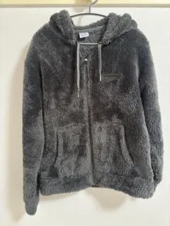 Champion フリースジャケット グレー L