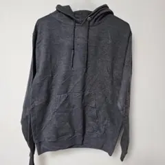 オススメ★Hanes ダークグレー フード付きパーカー【M】裏起毛！