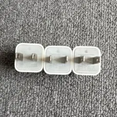 Apple USB充電アダプタ 3個セット ホワイト