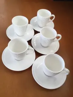 WEDGWOOD ナンタケット カップ＆ソーサー 英国製 6客 - メルカリ