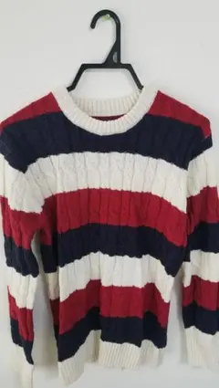【美品】ボーダーニット セーター