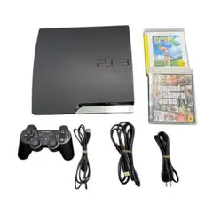 PlayStation 3 CECH-2500A本体 160GB ゲーム2本付
