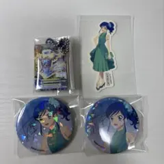 アイカツ！ 霧矢あおい 缶バッジ 스티커 가챠