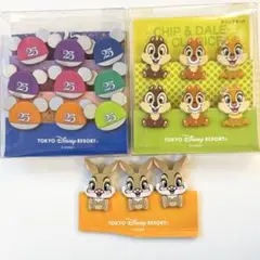 東京ディズニーリゾート 25周年 クリップ チップ デール クラリス ミスバニー