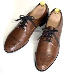 『極美品』ラルフローレン レザー ドレスシューズ 25cm ブラウン