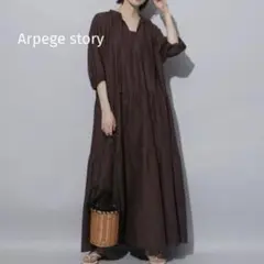 2026年最新】Arpege story カラー：ブラウン系 レディース 半袖