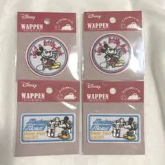 ディズニー ミッキー ミニー ワッペン シール
