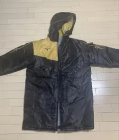 Mizuno フード付きジャケット 黒/金