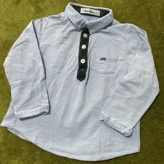 美品　familiar 鹿の子素材　長袖シャツ　110