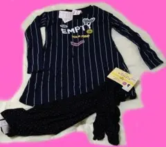 160【値下不可】6割引　長袖ロングＴシャツ(カットソー)　レギンス　2点セット
