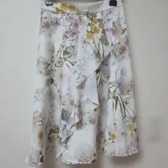 Proportion　花柄フレアスカート ラッフルデザインのサムネイル