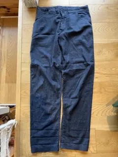 試着のみ｜クロスクローゼット+C｜リアクティブデニムパンツ｜濃紺 