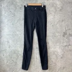 ユニクロ　ストレッチ　イージー　スキニーパンツ　黒　M レギンスパンツ　シンプル