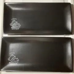 新品未使用 2枚セット リラックマ 陶器製長皿 秋刀魚など焼魚や寿司や刺身等にAのサムネイル