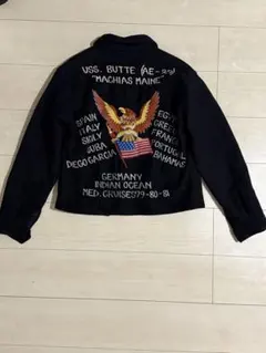 80s VINTAGE TOUR JACKET ツアージャケット　アルミジッパー