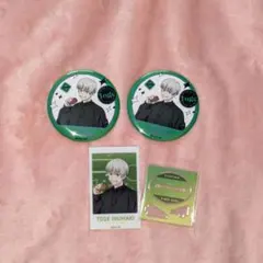 GIGO×呪術廻戦　おっきめ缶バッジ＆アクリルカードスタンドセット　狗巻棘