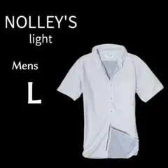 メンズ Lサイズ NOLLEY'S ノーリーズ 半袖ドット柄シャツのサムネイル