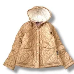 LAVENHAM ラベンハム キルティングジャケット フード付き ベージュ 36