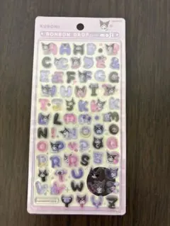 KUROMI BONBON DROP アルファベットシール