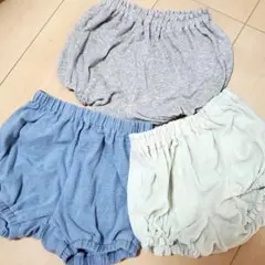 ベビー ブルマ ユニクロ 3色セット UNIQLO ブルマ 60～80cm