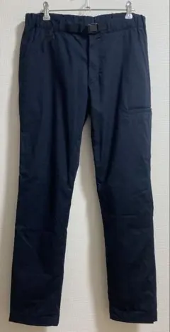 希少 UNIQLO 暖パン スリム＆ネイビー 表リップストップストレッチ S