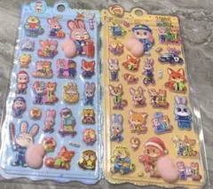 アニメキャラクター シールセット 2枚