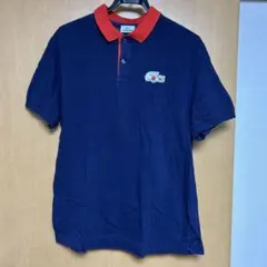 【未使用級】ラコステ トリプルワニロゴパッチ　ポロシャツ　 半袖　赤¥17600 LACOSTE - 【未使用級】ラコステ トリプルワニロゴパッチ ポロシャツ