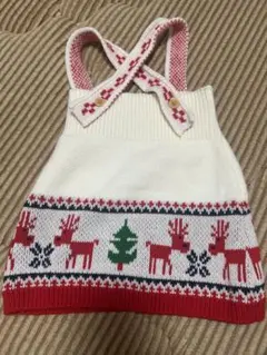 トナカイ柄ニットセーター　クリスマス　ベビー