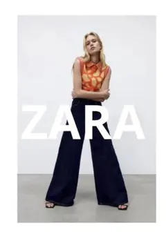 ZARA ジャガードニットベスト　Mサイズ