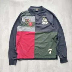 【KANGOL】90s Vintage デザインラガーシャツ Lサイズのサムネイル