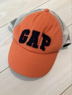 GAP ロゴワッペン　キッズ　キャップ　子供　オレンジ　メッシュ　56cmのサムネイル