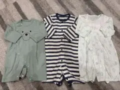 男の子　ベビーロンパース　50〜60