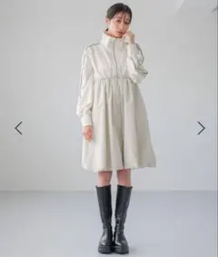 LOWRYS FARM トラックドッキングバルーンワンピース SHORT