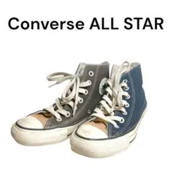 Converse ALL STAR アシメトリ 色違い ブラウン×ブルー