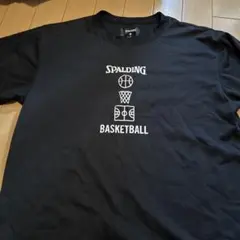 SPALDING バスケットボール Tシャツ ブラック