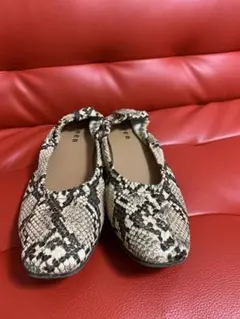 レオパード フラットシューズ