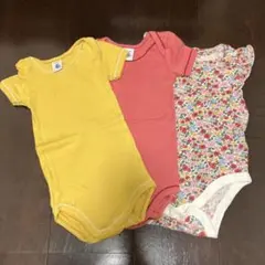 6〜12ヶ月女の子　肌着3点セット　プチバトー・ギャップ