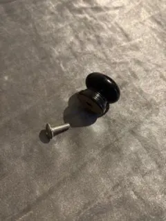 【未開封】家具取手 ミニノブ ブラック 2個セット（23mm／ネジM2）DIY