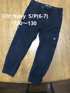 Old Navy S/P(6-7) カーゴパンツ 120〜130 黒
